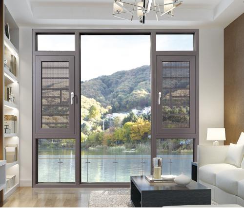 100斷橋平框窗紗一體-GT19007